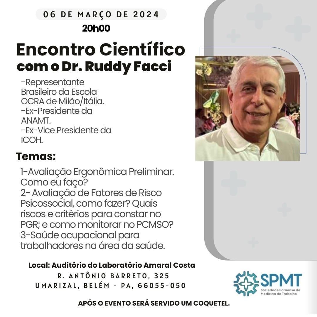 Sessões Científicas da SPMT (Sociedade Paraense de Medicina do Trabalho)